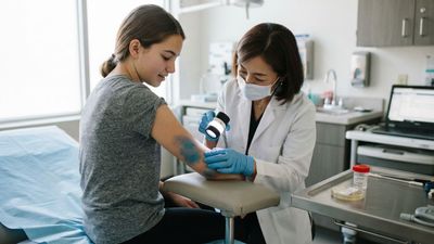 A Teen's Arm Kept Turning Bright Blue, and the Clue Doctors Needed Was Growing on Her Skin