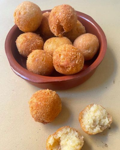 Rachel Roddy’s recipe for cheese and bread balls