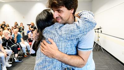 Moment US scientist tells his children he won the Nobel Prize
