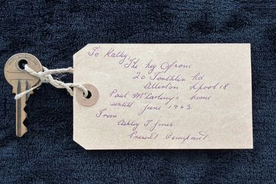 Key to Sir Paul McCartney’s childhood home sells for thousands at auction
