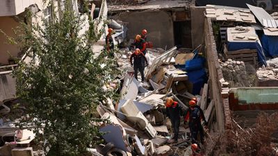 Seven-storey block collapses in Istanbul, kills at least 2