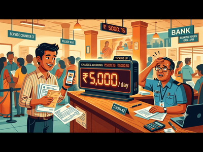 Compensation of Rs 100 to Rs 5,000 per day for delay by bank in processing your request in these 5 situations
