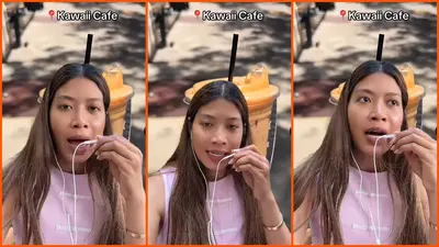 NY woman gives Kawaii Cafe a bad review for its ‘sugar bomb’ coffee. The owner looks at the cup: ‘99% sure she not got the drink from us’