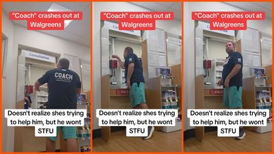 Arizona coach has Walgreens meltdown after allegedly failing to read medication instructions, but TikTok thinks he’s mad at something else