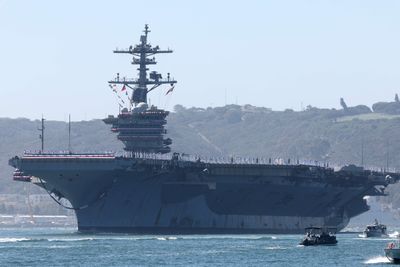 USS Lincoln returns home to San Diego Bay after its long deployment in Middle East