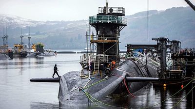 'Fire hoses' are Britain's nuclear submarine's only defence against drone attacks, reports say