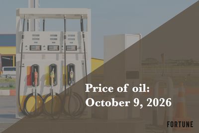 Current price of oil as of Oct. 9, 2026