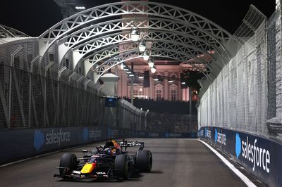 F1 Singapore GP: Verstappen storms to sprint pole with Antonelli only seventh
