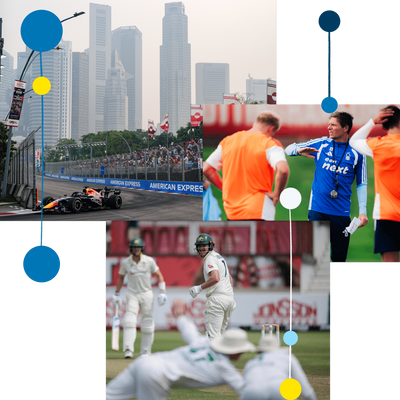 Singapore GP, tasty Tests and the Premier League’s return – follow with us