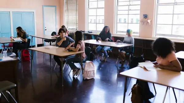 A woman allegedly posed as a substitute teacher in her old high school before telling the polices she ‘hates kids’