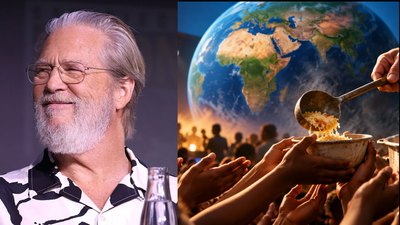 Jeff Bridges and hollywood stars raised $176,000 to fight global hunger