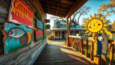 Artist turned a gas station into a museum of 50,000 found objects