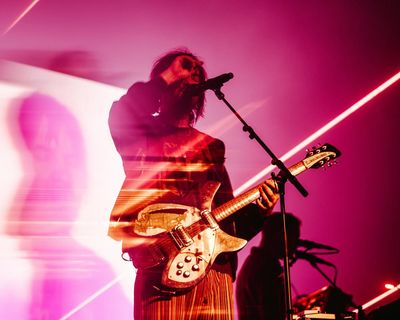 Tame Impala review – Kevin Parker ricochets between musical uppers and downers in eye-popping arena show