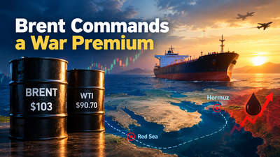 Brent commands a war premium as Middle East supply risks keep oil on edge