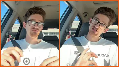 A man buys three limited-edition BrüMate cups at Target after two failed trips, then says a woman stopped him on the way out and demanded them back