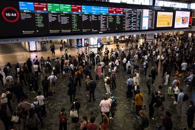 Travel chaos hits London Euston as major disruption leaves football fans stranded