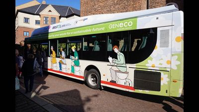 UK’s ‘Poo Bus’ ran on human waste and food scraps. How five people’s annual waste fuels a 300 km journey
