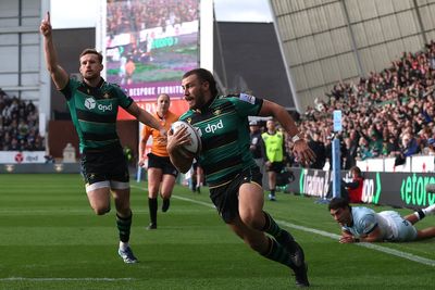 Northampton thump Bath in astonishing 18-try Prem ding-dong