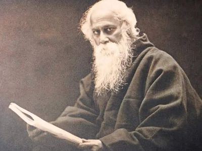 Rabindranath Tagore's graffiti defaced with black ink in Bangladesh's Dhaka; four detained