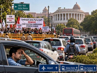 Delhi traffic restrictions today: Full list of roads that may be affected and facing diversions on October 11 amid CJP protest