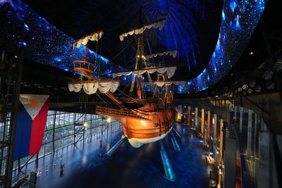 Photos show replica of 17th-century Spanish galleon taking center stage at Manila museum