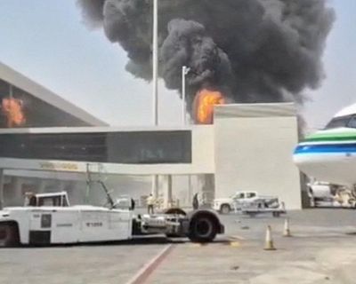 Middle East crisis: Riyadh airport hit again as Houthis claim attacks, including strike that killed 12 – as it happened