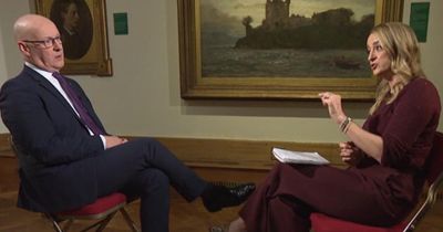 John Swinney clashes with BBC's Laura Kuenssberg over pension row
