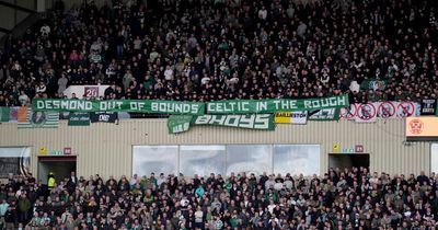 Celtic fans double down on Dermot Desmond golf protest with 'out of bounds' banner