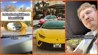 Lamborghini driver gets pulled over for a popping exhaust. Then the cop writes a $215 ticket after telling him, ‘Okay, so I just googled it’