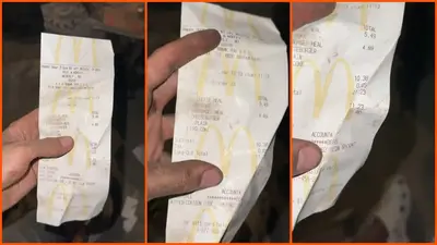 Woman finds a McDonald’s receipt from 13 years ago while cleaning. Then she realizes how little she paid for her meal compared to today