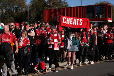Man City greeted with boos and chants from Liverpool supporters in first match after guilty verdict