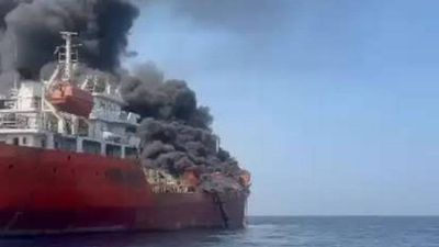 Watch: Tanker off Oman attacked by drones; two of 11 Indians missing