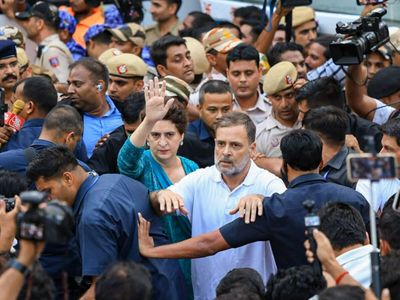 Rahul Gandhi thanks INDIA bloc for protest, says Opposition will not back down; files plea against CEC