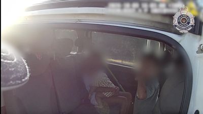 'Really bad': woman driving with five kids unrestrained