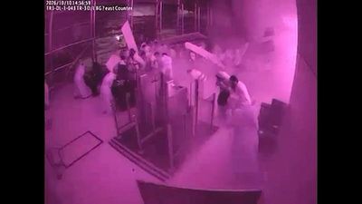 CCTV shows moment of strike at King Khalid International Airport in Riyadh