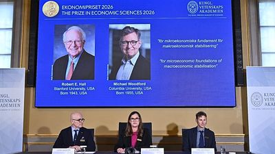 Americans Hall and Woodford win Nobel Prize in economics for stabilisation models