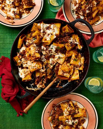Gurdeep Loyal’s quick and easy recipe for Turkish lamb and hot pepper paccheri