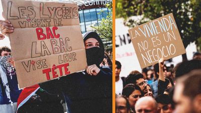 Protesters in France and Spain Are Angry at Government Failure—and Demanding More Government