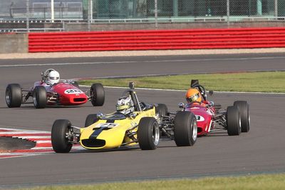 Cheshire cats de la Roche and Musgrave grin after Silverstone Historic F3 thrillers