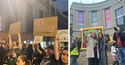 Glasgow protesters condemn far-right 'weaponisation' of sexual violence