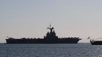 French navy intercepts and boards 'shadow fleet' ship, Macron says
