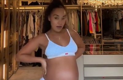 Pregnant Leigh-Anne Pinnock urges haters to 'free the bump'