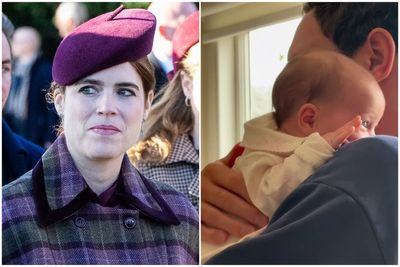 Princess Eugenie shares video of husband with baby daughter on eighth wedding anniversary