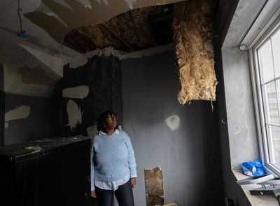 London mother 'suffers concussion, spinal spasms and whiplash' after ceiling in council house collapses