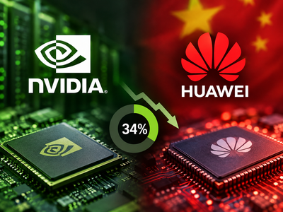 Nvidia’s share of China AI chip market falls to 34% as Huawei gains ground