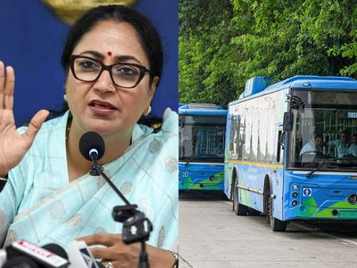 Delhi Chief Minister Rekha Gupta launches 150 electric buses, EV charging stations