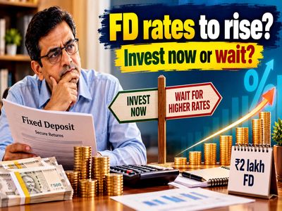 Inflation is up again; should you invest in FDs now or wait for interest rates to rise further? Check what a 1% hike means for your Rs 2 lakh FD