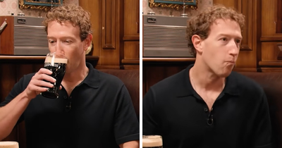 Mark Zuckerberg’s Bizarre Behavior While “Pretending” To Enjoy Guinness Sparks Online Firestorm