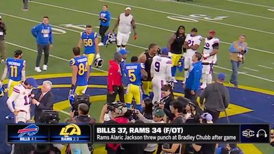 Rams Lineman Seen Punching a Bills Player in Ugly Moment After OT Thriller