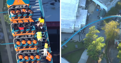 Horrifying Souvenir Photos Capture Moment Father Loses His Life After Falling Out Of Six Flags Roller Coaster